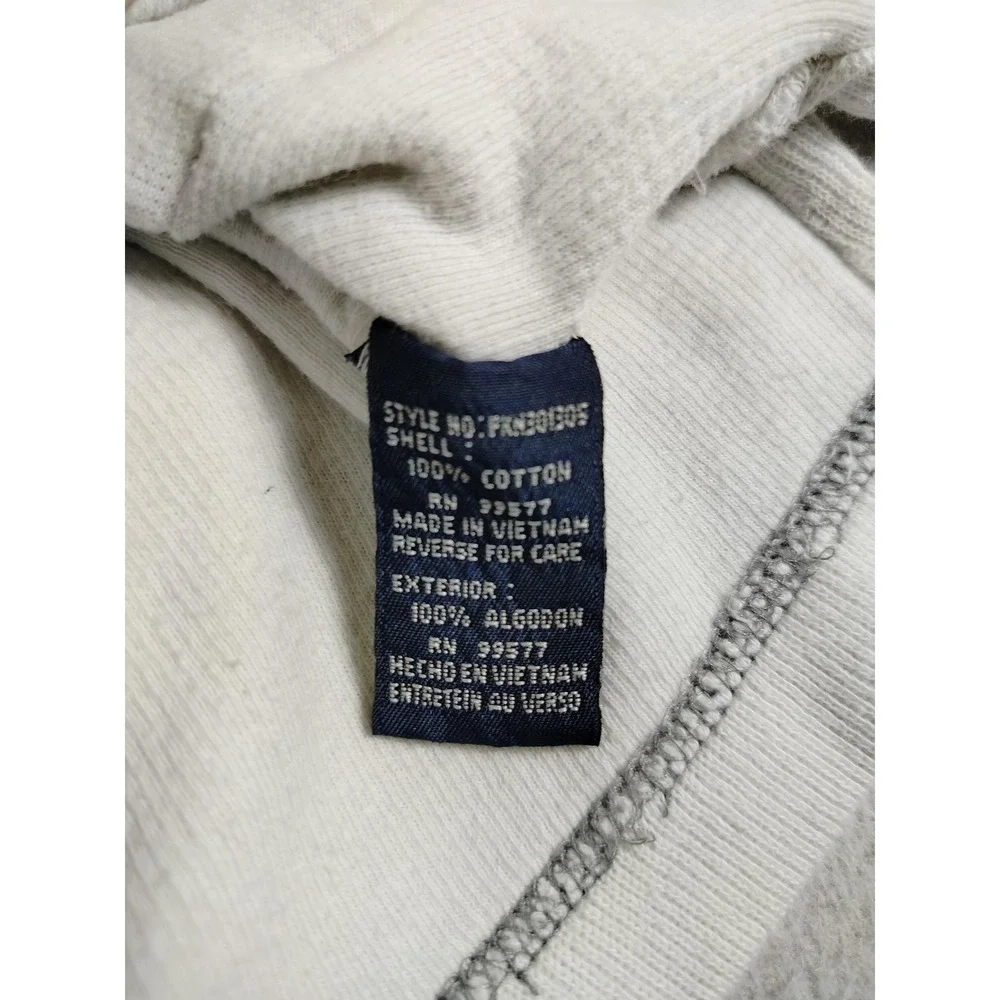 Vintage Phat Farm PF 92 Sweater Mens Large Gray‎ White Red Colorblock Streetwear